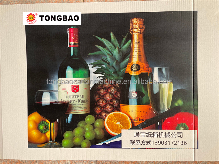 4200 L*W*H CMYK Color Corrugated Printing Large Format Digital Flat Printer for Packaging