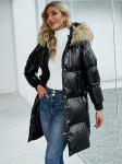GZDMFS Womens Long Puffer Coat Zipper Parka Down Jacket