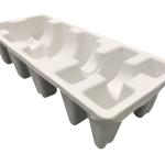 Molded Recycled Paper Tray Oilproof Biodegradable Cardboard Packaging