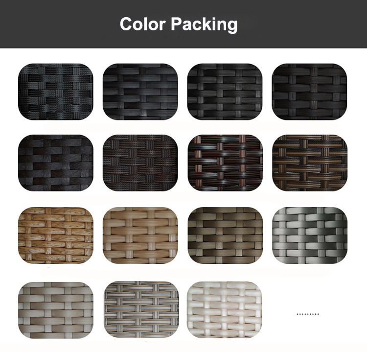 Outdoor Banquet Events Folding PE Rattan Wicker Dining Coffee Chair with Custom Logo