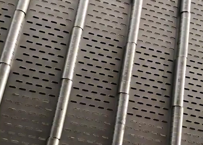 Ss304 Flat Plate Link Conveyor Belt Smooth Surface