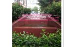 Upright Stainless Steel Water Fountain Project With 2 Circle Rounds Of