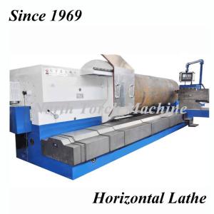 China Horizontal Metal Lathe Machine Heavy Duty For Turning 40T Weight wholesale