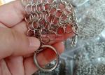 SS316L 10mm Ring Cast Iron Pan Chainmail 8" X 6" High Grade Stainless Steel