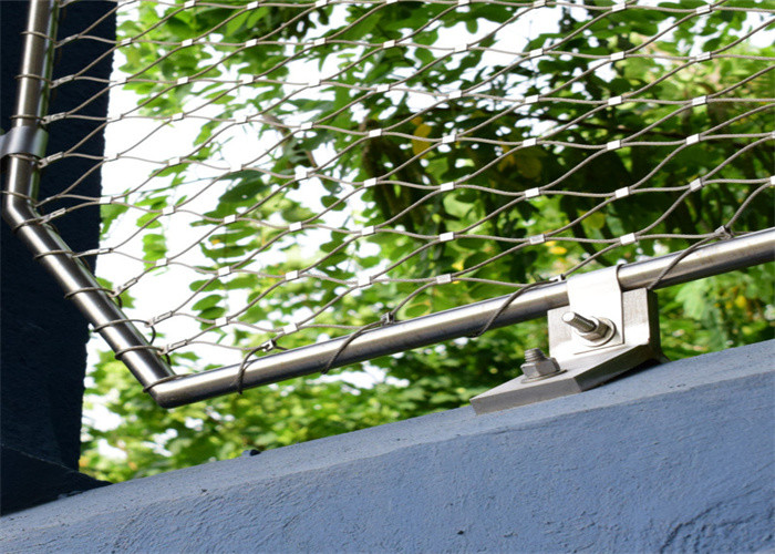 Drop Safe Net Anti Falling Stainless Steel Knotted Rope Mesh For Shopping Market