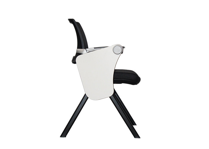 Aluminum Armrest Steel Pipe Ergonomic Folding Office Chair For Classroom