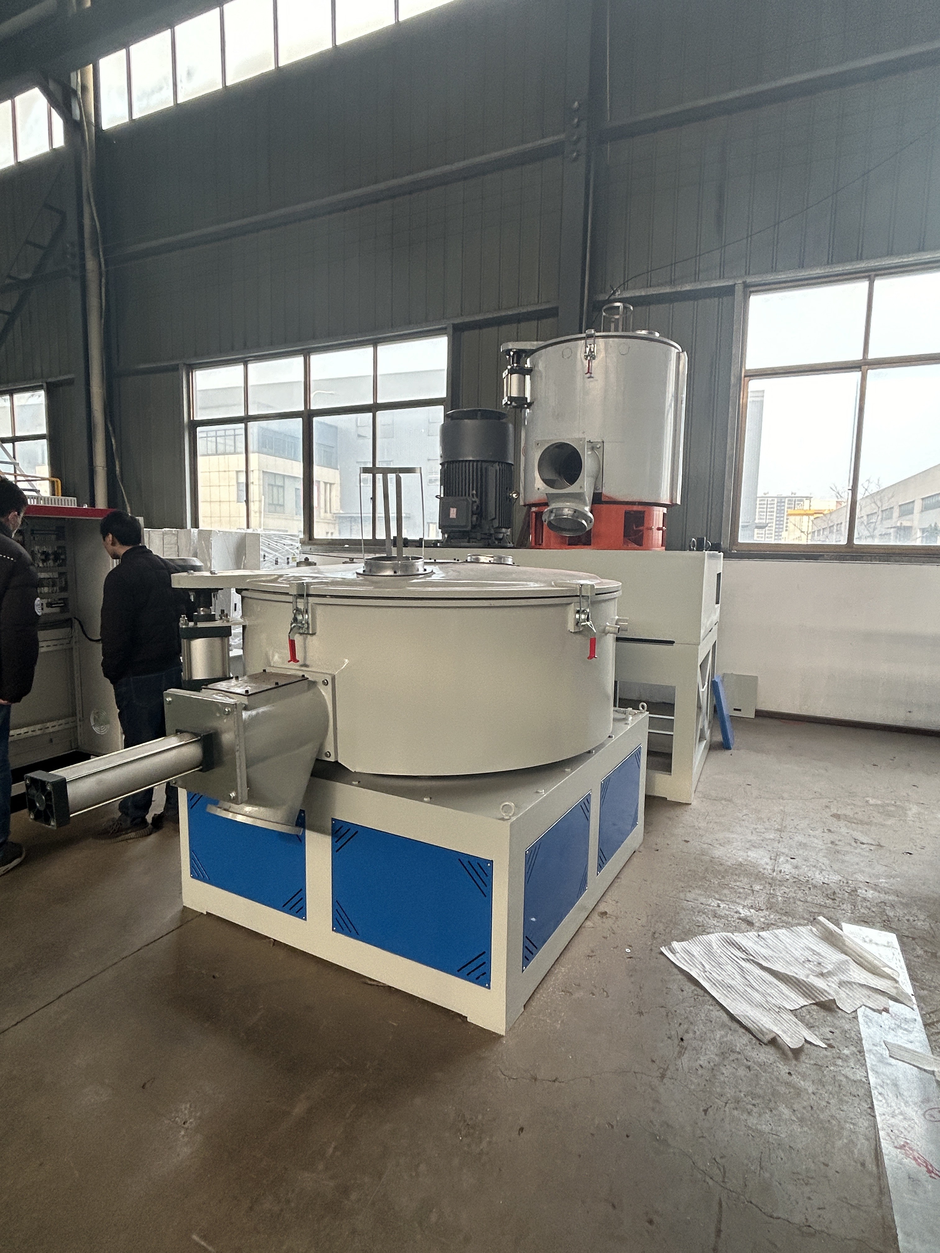 Automatic High Speed Plastic PVC Powder Mixing System Mixer Unit Machine Raw Material Plastic Mixer Machine / PVC Mixer Machine For High Capacity