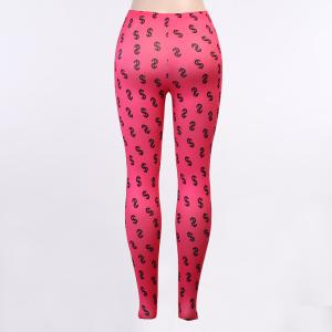 China US Dollar Printed Pantyhose Tights Leggings Stockings High Waist Skin Friendly For Women wholesale