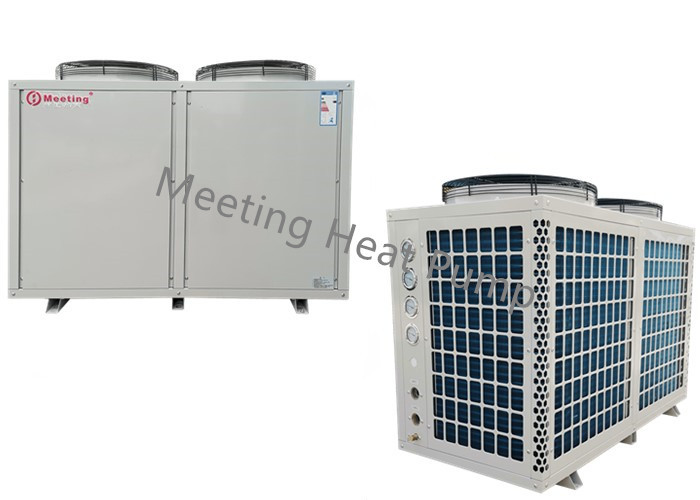 Air Source Swimming Pool Heat Pump Stainless Steel R32 R410A EVI Air To Water