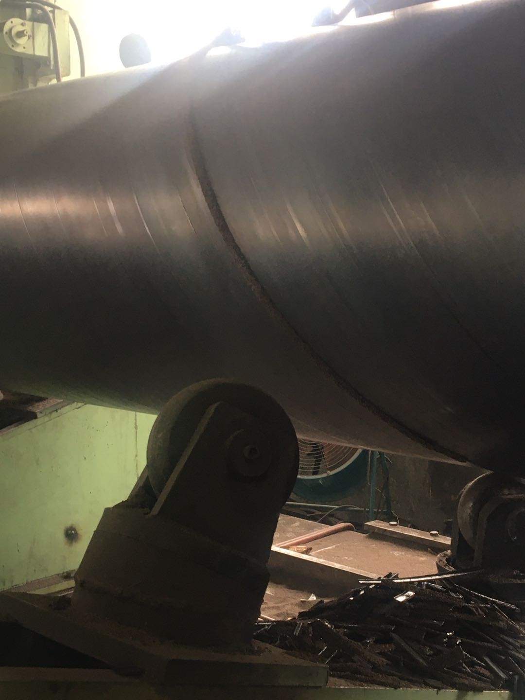 Natural Oil And Gas Tube Mill Machine , API Standard Spiral Welded Tube Mill
