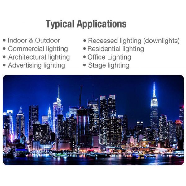 60W Triac Dimmable Driver AC 120V To DC 12V Conversion Class 2 Safety Triac Dimmer Driver