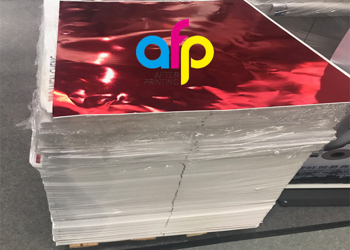 Colorful Metalized Polyester Film 180mm - 1300mm Roll Width Multiple Extrusion