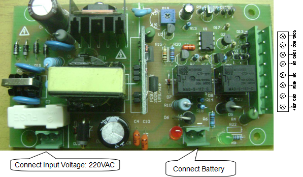 12V/5A Home Alarm Power Supply board