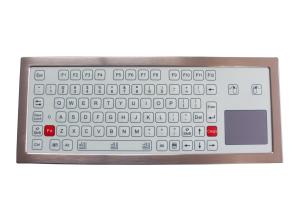 China Steel Plate Membrane Ruggedized Keyboard 81 Keys IP68 With Touchpad wholesale
