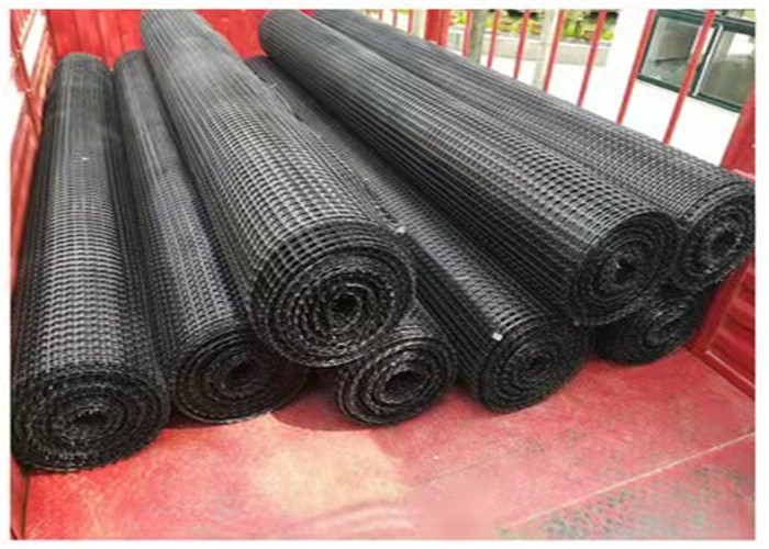 High Tension Resistance Black 25KN Biaxial Plastic Geogrid