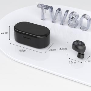 China Fingerprint Touch TW80 55mAh Sweatproof Bluetooth Earphones wholesale