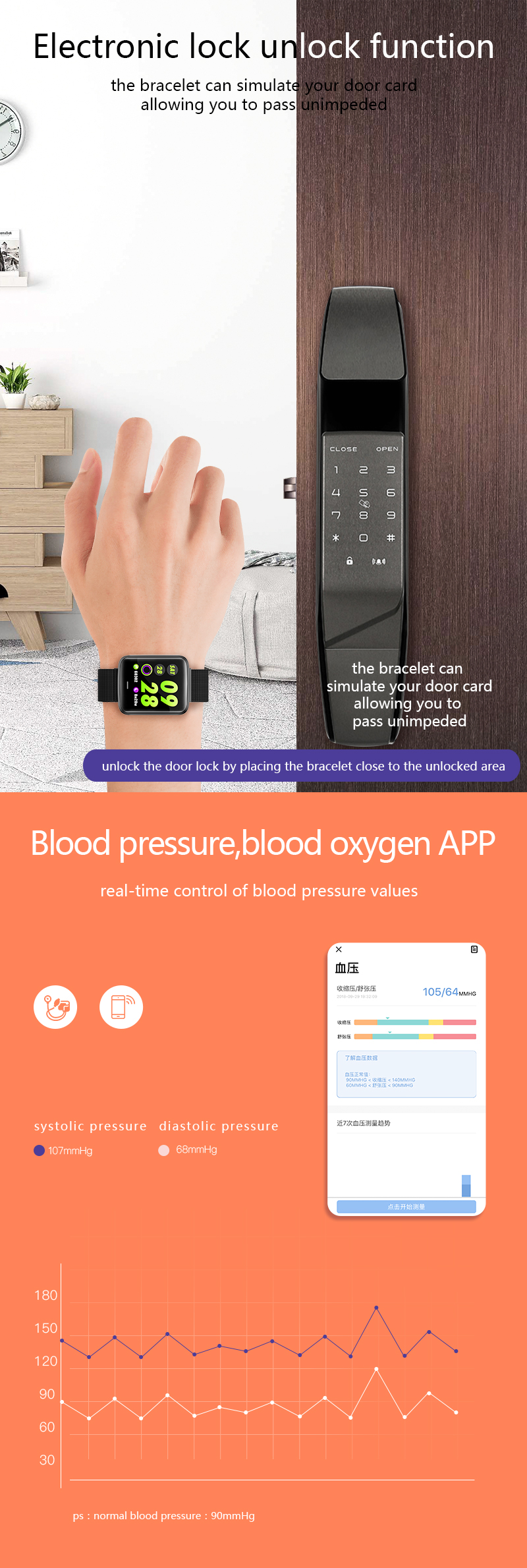 H19 RFID Ip68 Sports Smart Watch Retro Classic Game Console Android 180mA
