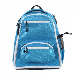 China Cheerleaders Fashion Sports Backpack With Four Pocket Zip Closure PVC Material wholesale