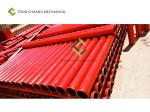 Straight Concrete Pump Spare Parts Concrete Pump Pipe Tube 2M