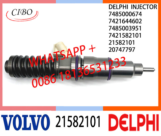 Fuel Diesel Injector 21582101 BEBE4D12301 BEBE4D12201 BEBE4D37001 BEBE4D42001 E3.18 for VOL (REN-AULTT) MD11 3530 & 35