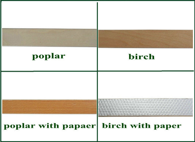 Solid Wood Bed Frame Accessories Bent Wooden Bed Slats Customized Dimension