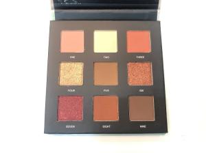 China 9 Shades Matte Shimmer Finish High Pigmented Eyeshadow Palette wholesale