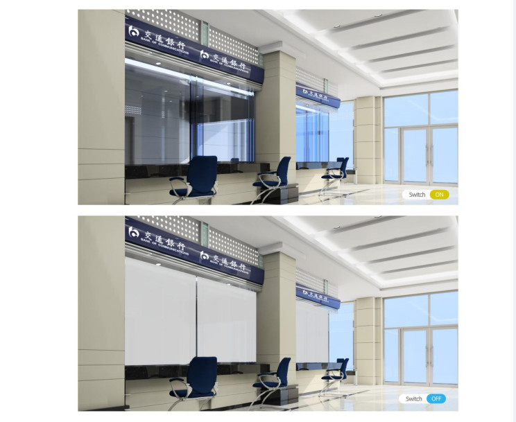 ISO9001 2000 Micron 2mm PDLC Switchable Smart Film