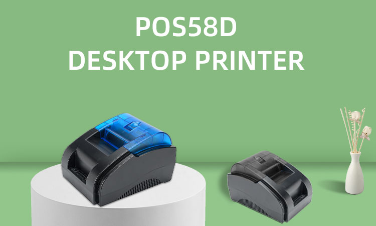 Compact and 58mm Cash Register Thermal Receipt POS Printer with Wireless Connectivity