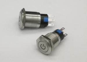 China Led Symbol Car Latching Anti Vandal Push Button Switch wholesale
