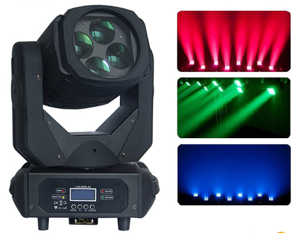 High Bright LED Sharpy Beam Moving Head Light 4x25w , Flower Dmx Disco Effect Light