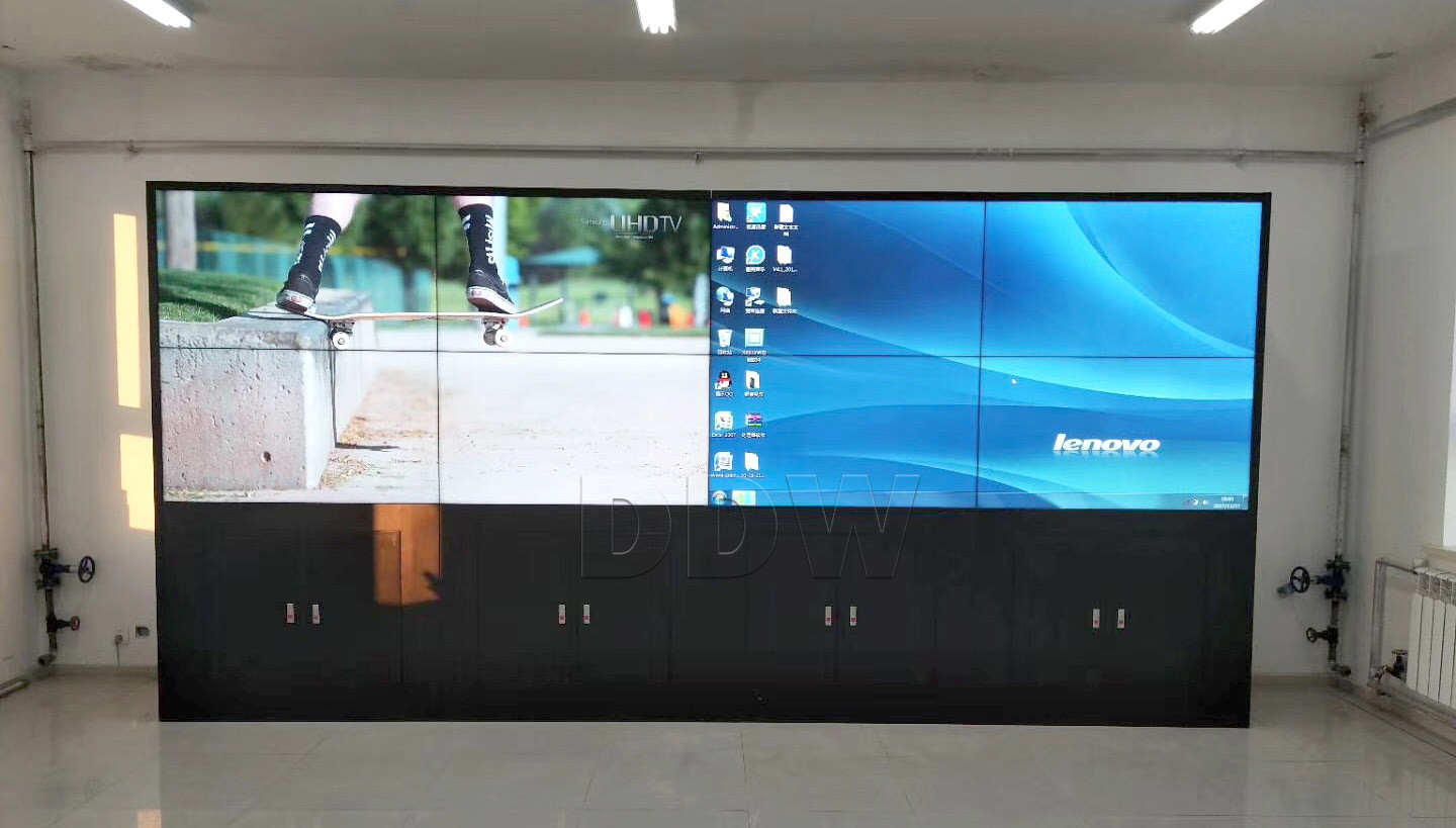 3840 x 2160 high resolution 3x3 video wall 4k lcd monitor AV YPBPR signals 3840x2160 500nits DDW-LW550DUN-TKB1