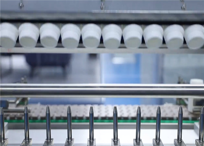 16 Channels Pharmaceutical Tablet Production Line Include Counting Bottling And Filling