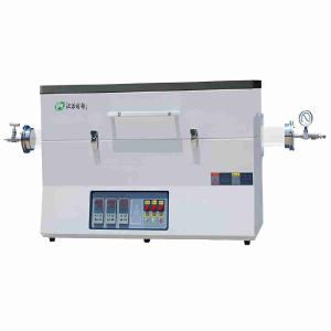 China Horizontal Tube Furnace 1200C PID Control Heat Treatment With Double Temperature Zones wholesale