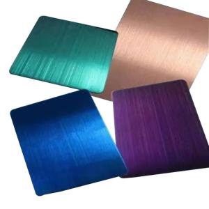 China 304l 201 304 316 430 316l Color Mirror Stainless Steel Sheet 2B 8K SS Plate wholesale