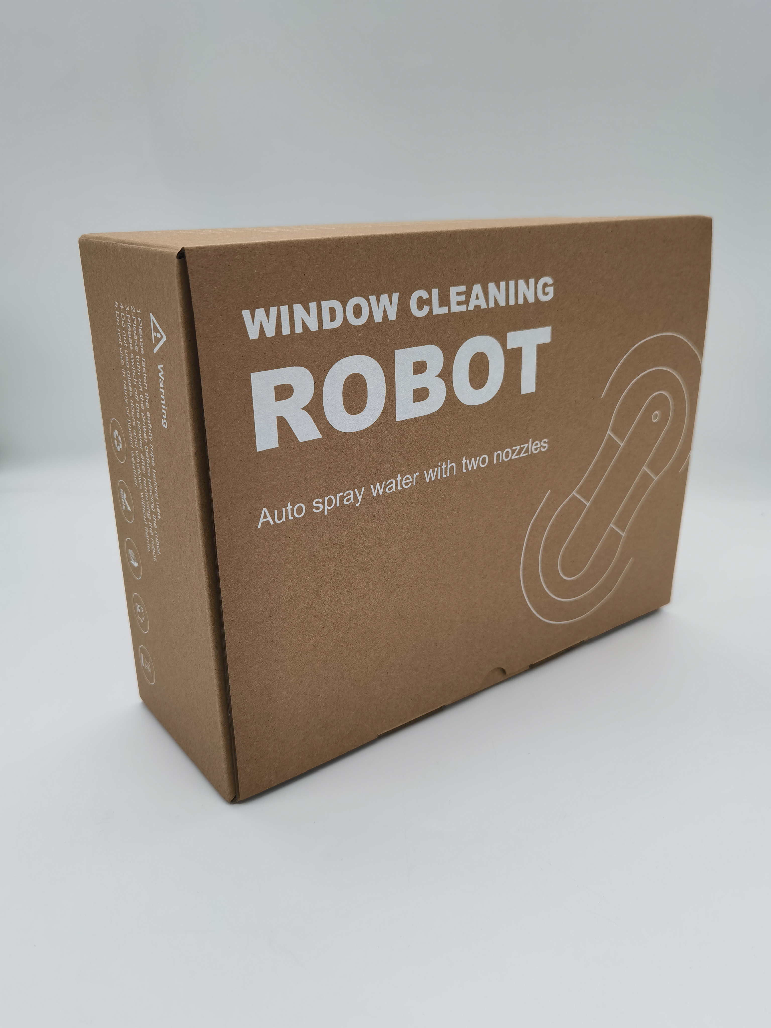Smart Home WiFi Intelligent Window Washer Robot Multi-Used Wet/Dry Cleaner with Dual Nozzles