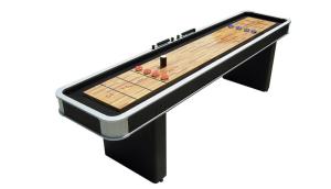 China Solid Wood 9FT Shuffleboard Game Table Box Style Base Legs For 2 Players wholesale