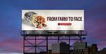 CE ROHS 7600nits Large Outdoor LED Screen 8mm Double Sided Led Display