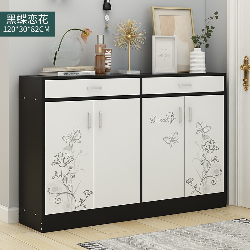 Dustproof 30mm Width Shoe Sideboard Cabinet For Door Entrance