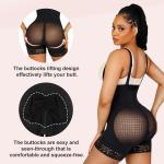 Women's Tummy Control Firm Compression Latex Butt Lifter Shapewear with Buttocks