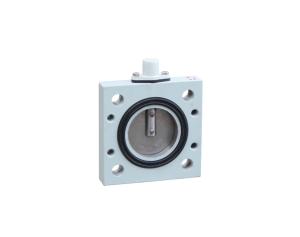 China Customized DN40 Stainless Steel Valve Square Butterfly 120mm Manual wholesale