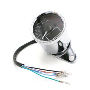 China Retro 2.5&quot; LCD Digital Speedometer , Metal Aftermarket Motorcycle Guages wholesale