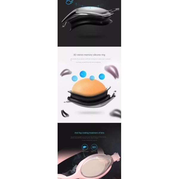 Swimming Goggles Full Protection with Nose Clip Earplugs,Swim Pool Goggles for Men Women kids，EASY ADJUSTMENT