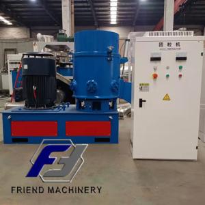 China 800kg/H Waste Plastic Recycling Agglomerator Plastic Crusher Machine wholesale