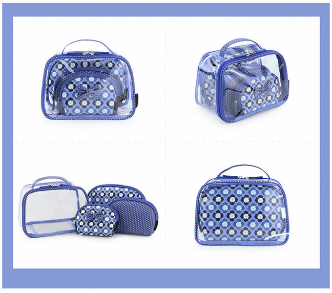 Fashion Large Capacity Multi-Function Cosmetic Bag 4 Pieces Sets