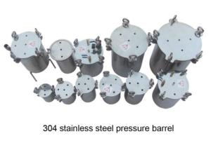China SS304 Dispensing Accessories Pressure Barrels For Storing Chemical Liquid Materials wholesale