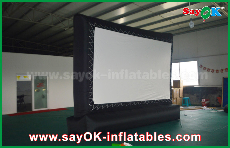 Blow Up Projector Screen 5 X 3m Oxford Cloth Outdoor Inflatable Billboard Movie Screen