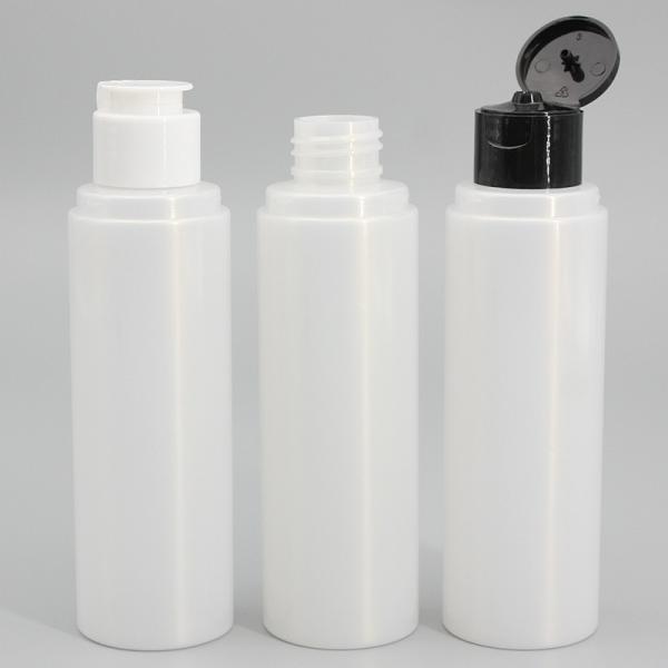 120ml 130ml Pearl White PET Bottle Round Cosmetic Bottle 4oz Lotion Makeup