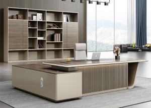 China High End Luxury Furniture Office Desk With Drawer Anthracite wholesale