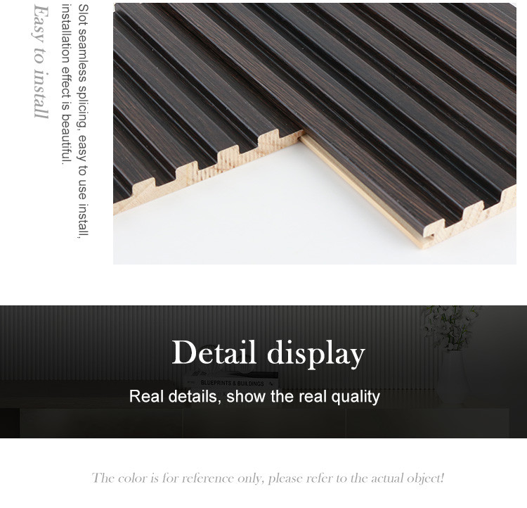 Environmental Protection Solid Wood Grating Bamboo Fiberboard