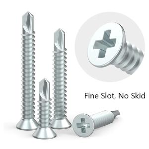 China Hex Head Metal Screws ANSI B 16.9 Drill Point Right Hand Thread Count Self Drilling Screws wholesale